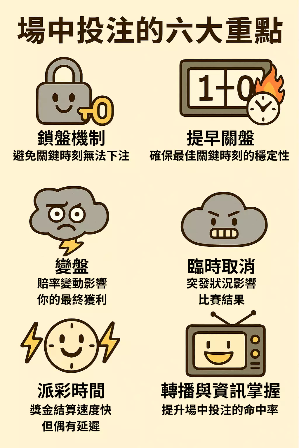 場中投注該怎麼贏？六大重點助你提升勝率！