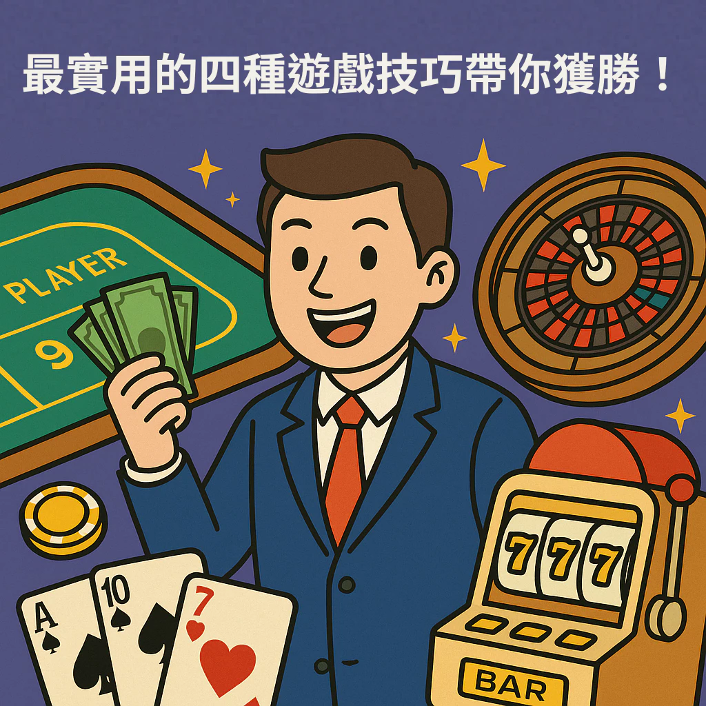 線上賭博app遊戲能贏錢嗎？這些實用技巧讓你輕鬆賺！