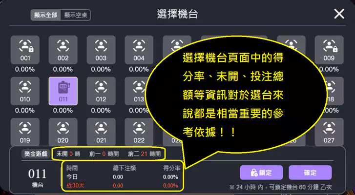 戰神賽特選台技巧