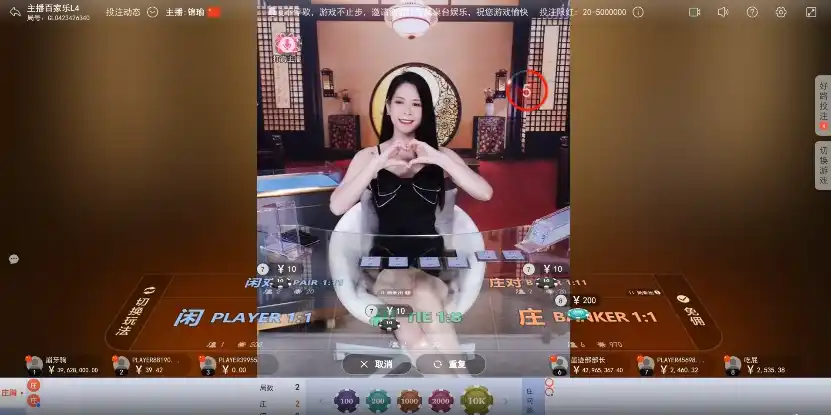 db百家樂真人遊戲畫面